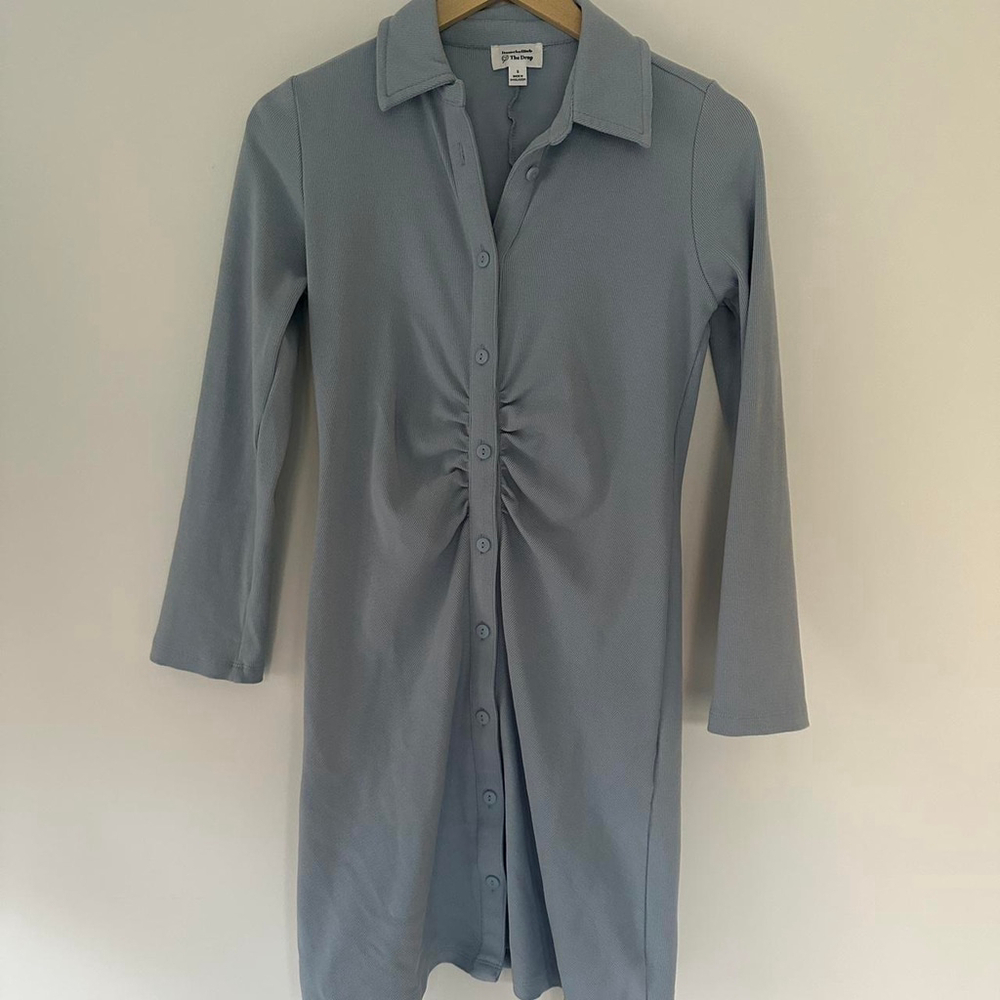 🧡 2 for 10$ Light Blue Button-Down Collar Dress - Size S from itsmekellieb